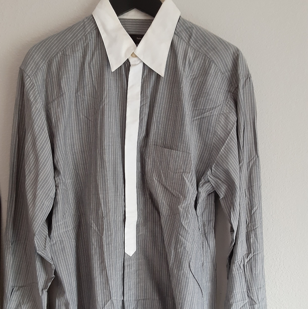 Zegna button down designer shirt Prada Gucci Marc Jacobs
